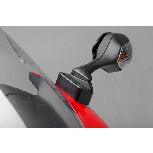 SW-Motech Spiegelverlenging Suzuki GSF 1250 S/GSX 650 F/GSX 1250 F/GSF 650 S | Zwart