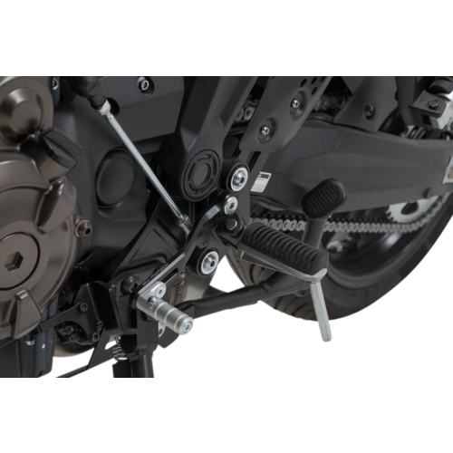 SW-Motech Leva Cambio Yamaha XSR 700 ('16-'22)/MT-07 ('16-'22) | Argento Nero