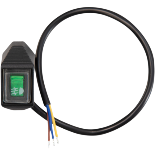 SW-Motech Interruttore Luci EVO per Cabina di Pilotaggio | Verde Acceso