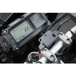 SW-Motech Lenker GPS Halterung Yamaha FJ-09 850 ('17-'19)/MT-09/GT ('15-'20) | Schwarz