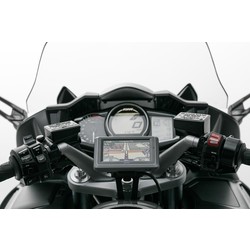 Supporto GPS Manubrio Yamaha FJR 1300 ('04-'20) | Nero