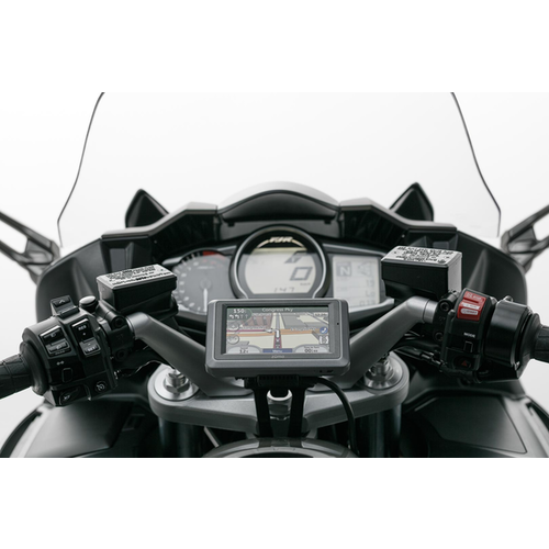 SW-Motech Supporto GPS Manubrio Yamaha FJR 1300 ('04-'20) | Nero
