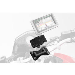 SW-Motech GPS-Halterung Cockpit BMW K 1200 GT/K 1200 GT/Harley-Davidson FLHX 1584 | Schwarz