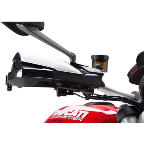 SW-Motech Kit de Montage de Protège-Mains Honda CB/KTM/Suzuki/Yamaha MT | Noir Argent