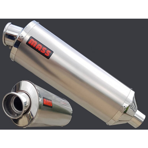 MASS OVAL Exhaust for Honda Africa Twin 750  | (Choose Material)