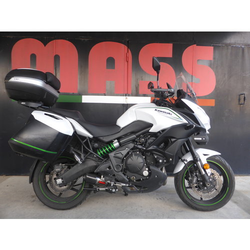 MASS OVAL INOX CARBON TOP (Cut & Slip – On) Auspuff für Kawasaki Versys 650 ('17–'20) | (Option Wählen)