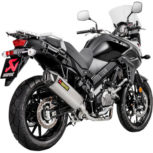 Akrapovic Uitlaat Racing Line (Titanium/Roestvrij Staal) | Suzuki V Strom 650