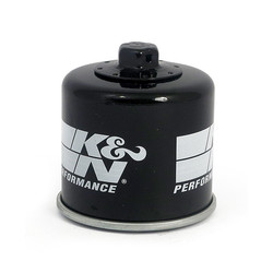 Filtro de aceite K&N Powersports de alto rendimiento, Negro