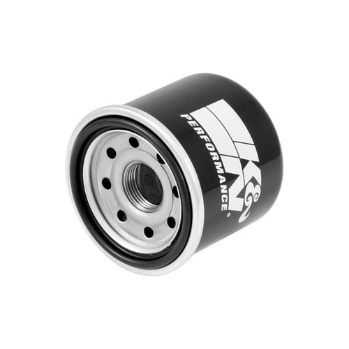 K&N Filtre à Huile avec écrou Supérieur pour Honda/Triumph/Yamaha | Noir