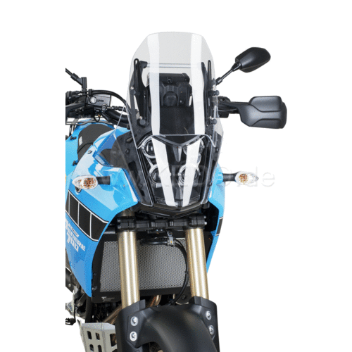 Kedo Adaptateur de Pare-Brise Yamaha Ténéré 700 | Noir, Enduit de Poudre