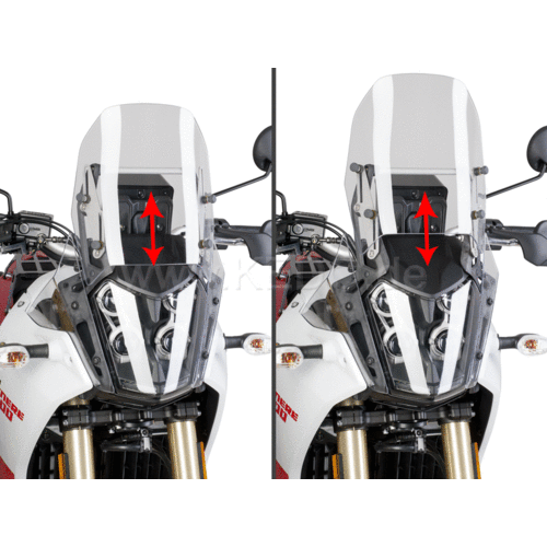Kedo Windscreen Adapter Yamaha Ténéré 700 | Black Edition