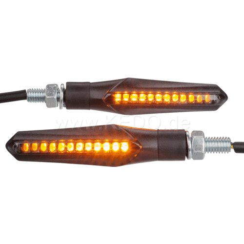 Kedo Indicatore LED MT con Luce Sequenziale Mobile