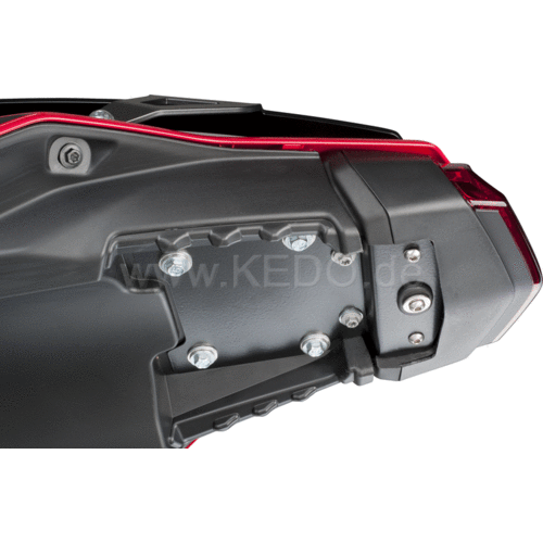 Kedo Spatbordloze Afdekplaat Yamaha Ténéré 700 | Zwart