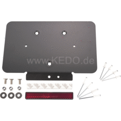 Kedo Base Targa con Catarifrangente