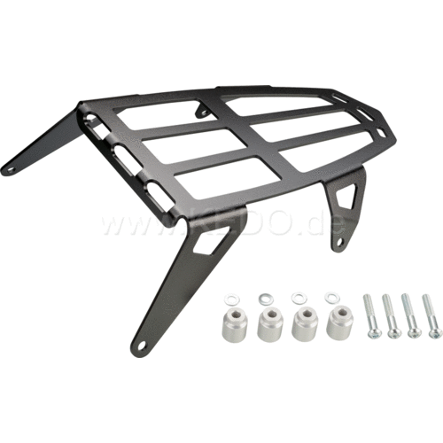 Kedo Aluminium Luggage Rack Yamaha Ténéré 700 | Black