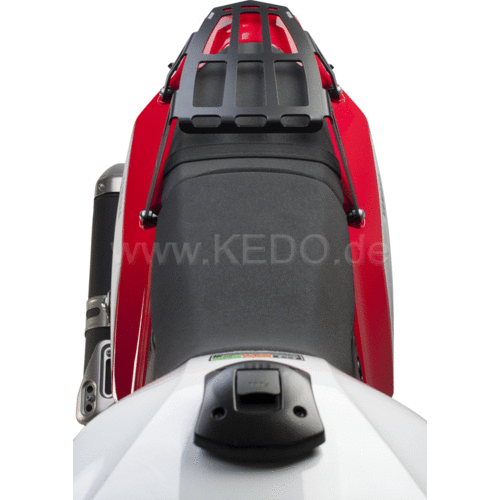 Kedo Portaequipajes de Aluminio Yamaha Ténéré 700 | Negro