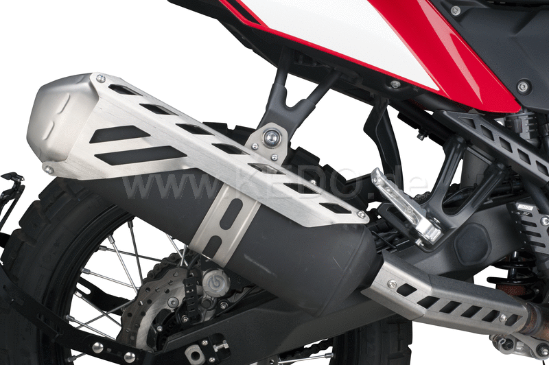Cache-pot D'échappement Pour Moto - Protection Anti-brûlure En ABS Résistant à La Chaleur, Pour Longs Trajets, Plusieurs Coloris Disponibles