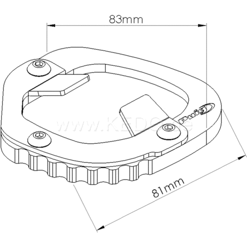 Kedo Estensione del Cavalletto Yamaha Ténéré 700