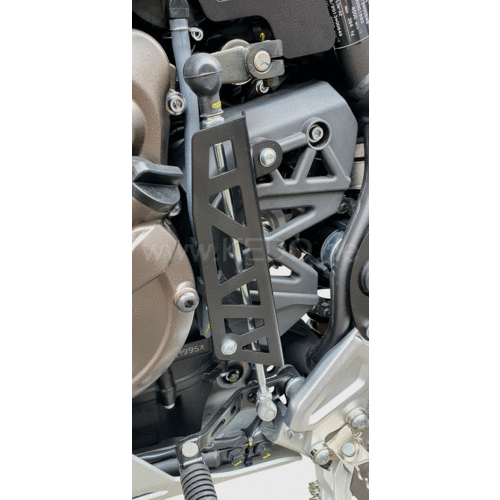 Kedo Shift Linkage Cover Slim Yamaha Ténéré 700 | Black Coated