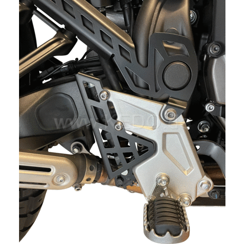 Kedo Cover per Pompa Freno Posteriore HD Yamaha Ténéré 700 | Rivestito di Nero