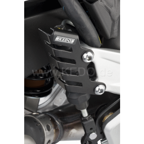 Kedo Abdeckung für Hauptbremszylinder Hinten Kurz Yamaha Ténéré 700 | Schwarz