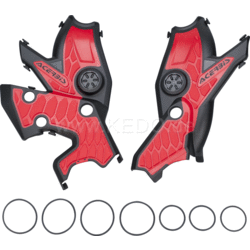 Protección de Cuadro ACERBIS X-Grip Yamaha Ténéré 700 | Negro, Rojo