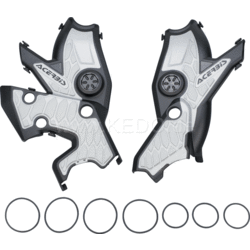 Kedo ACERBIS Framebescherming X-Grip Yamaha Ténéré 700 | Zwart Zilver