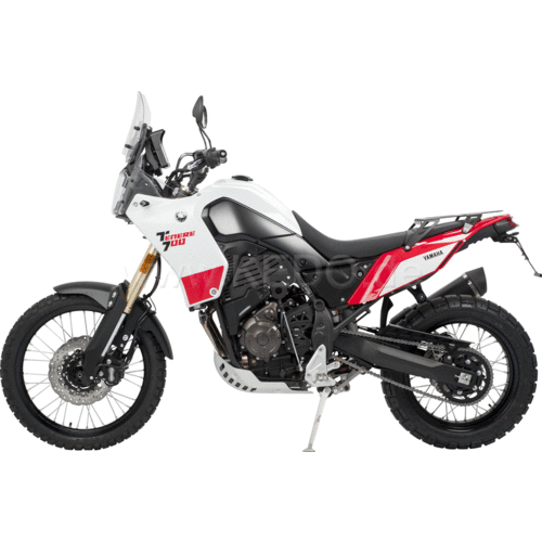 Kedo Aluminium Seitendeckel Set Links/Rechts Yamaha Ténéré 700 | Schwarz