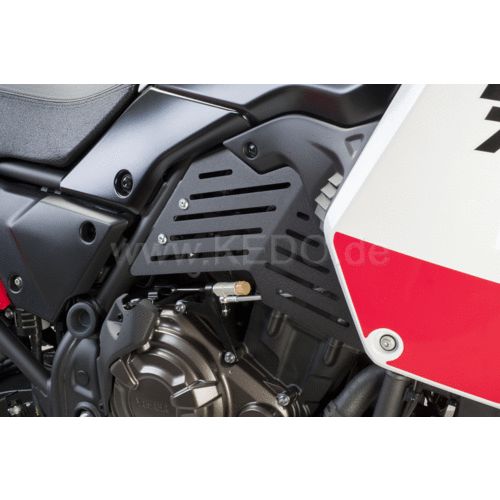 Kedo Aluminium Seitendeckel Set Links/Rechts Yamaha Ténéré 700 | Schwarz