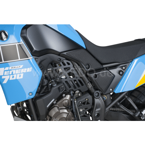 Kedo Jeu de Plaques Latérales Moteur Pour Gauche/Droite Yamaha Ténéré 700 | Le Noir
