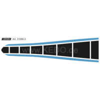 Voorspatbord Sticker Yamaha Ténéré 700 | Blauw Zwart