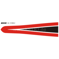 Autocollant Garde Boue Avant Yamaha Ténéré 700 | Rouge Blanc