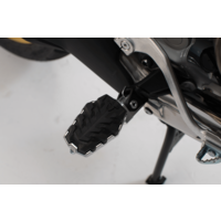 Fußrasten-Kit ION BMW R 1200 GS ('04-'12)/R 1100 GS ('93-'99) | Schwarzes Silber