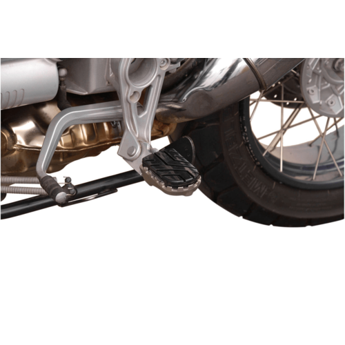 SW-Motech Juego de Reposapiés ION BMW R 1200 GS ('04-'12)/R 1100 GS ('93-'99) | Negro, Plata