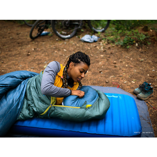 Therm-A-Rest Airhead Down Lrg Cuscino Navy Print