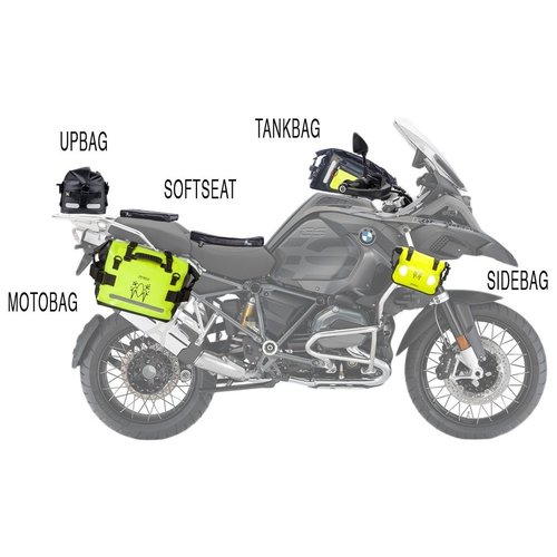 Amphibious Motobag II (Coppia) 2x20 L | (Choose Color)