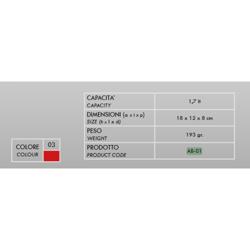 Amphibious Bolsa de Ayuda First AID1,7 L | Rojo