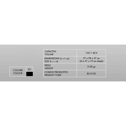 Amphibious Bolsa de Lona Profesional Evo 135 L | Negro