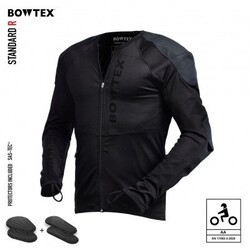 Bowtex CAMISETA  Standard R CE Nivel AA + Protecciones | Negro