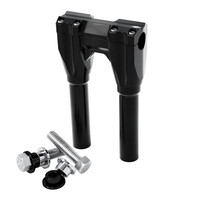 Straight Riser SET. 25MM Clamp, 200MM RISE | Black