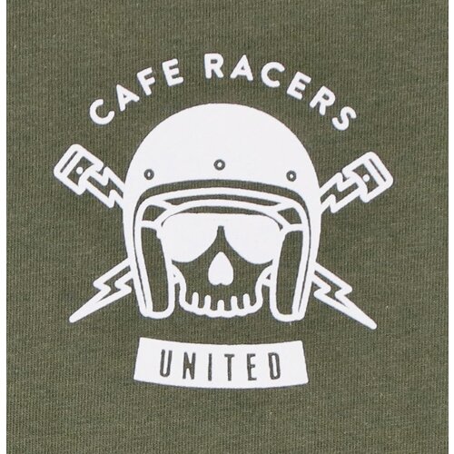MCU Camiseta Cafe Racers United | Caqui