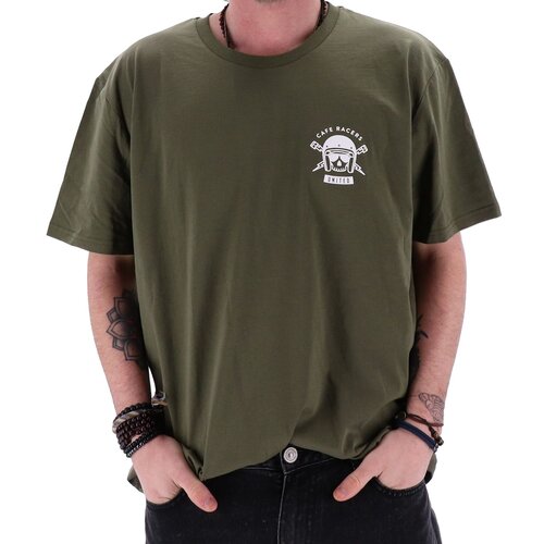 MCU Camiseta Cafe Racers United | Caqui