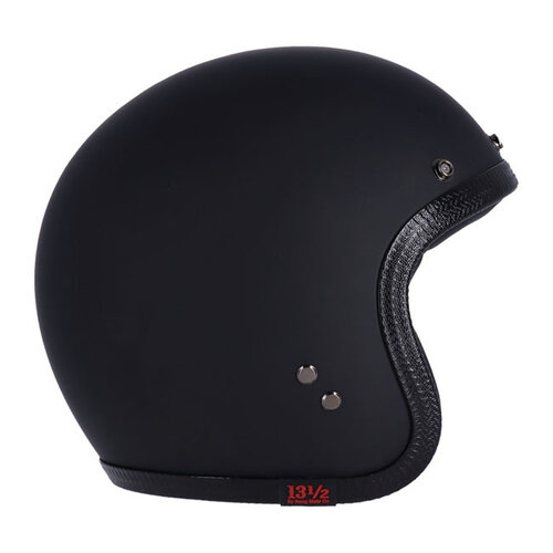 13 and half Skull Bucket Helmet Matt Black | ECE 22.06