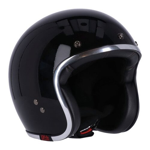 13 and half Skull Bucket Helmet Black | ECE 22.06