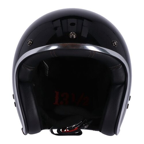 13 and half Skull Bucket Helmet Black | ECE 22.06