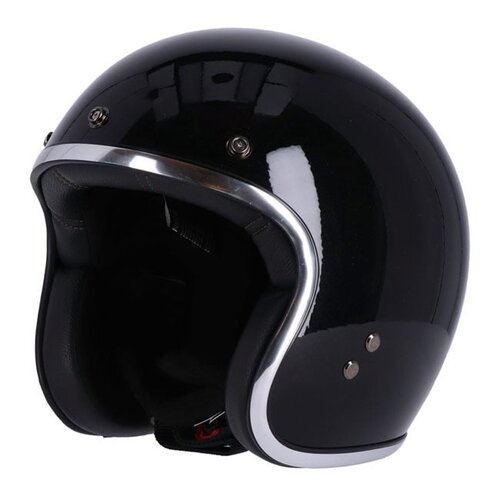 13 and half Skull Bucket Helmet Black | ECE 22.06