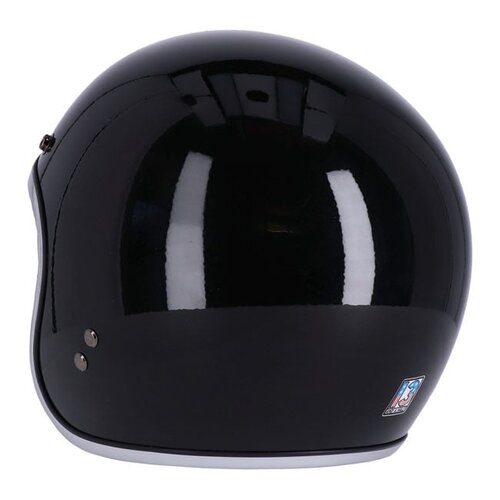 13 and half Skull Bucket Helmet Black | ECE 22.06