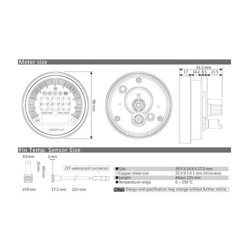 KOSO Contachilometri Multifunzione DL-04 | Universale