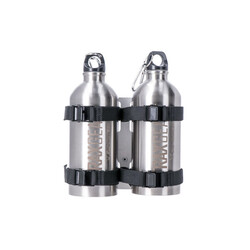 SW-Motech Trax Bottle Set 2 For Trax Accessory Mount | Silver