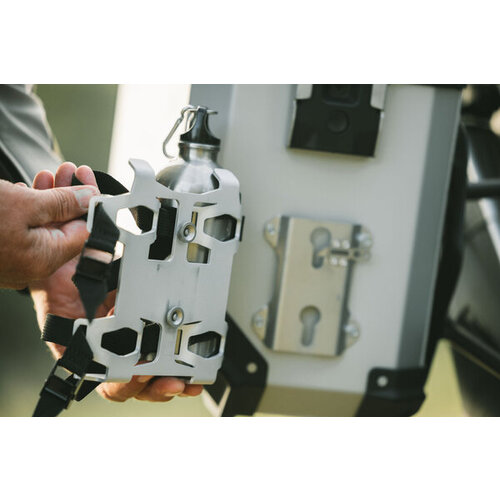 SW-Motech Set Di 2 Bottiglie Trax Per Supporto Accessori Trax |Argento | Inkl | 2 Bottiglie Da 0,6 Litri